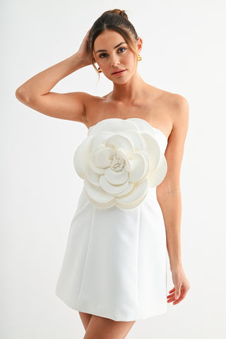 Bloom Strapless Mini Dress