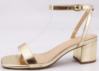 Gia Gold Strappy Heel
