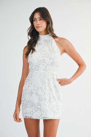 Mason Halter Mini Dress