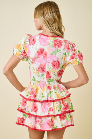 Cassie Romper Mini Dress