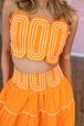 Orange/White